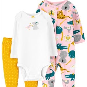 Carter’s Baby - 3-Piece Safari Animals Outfit Set